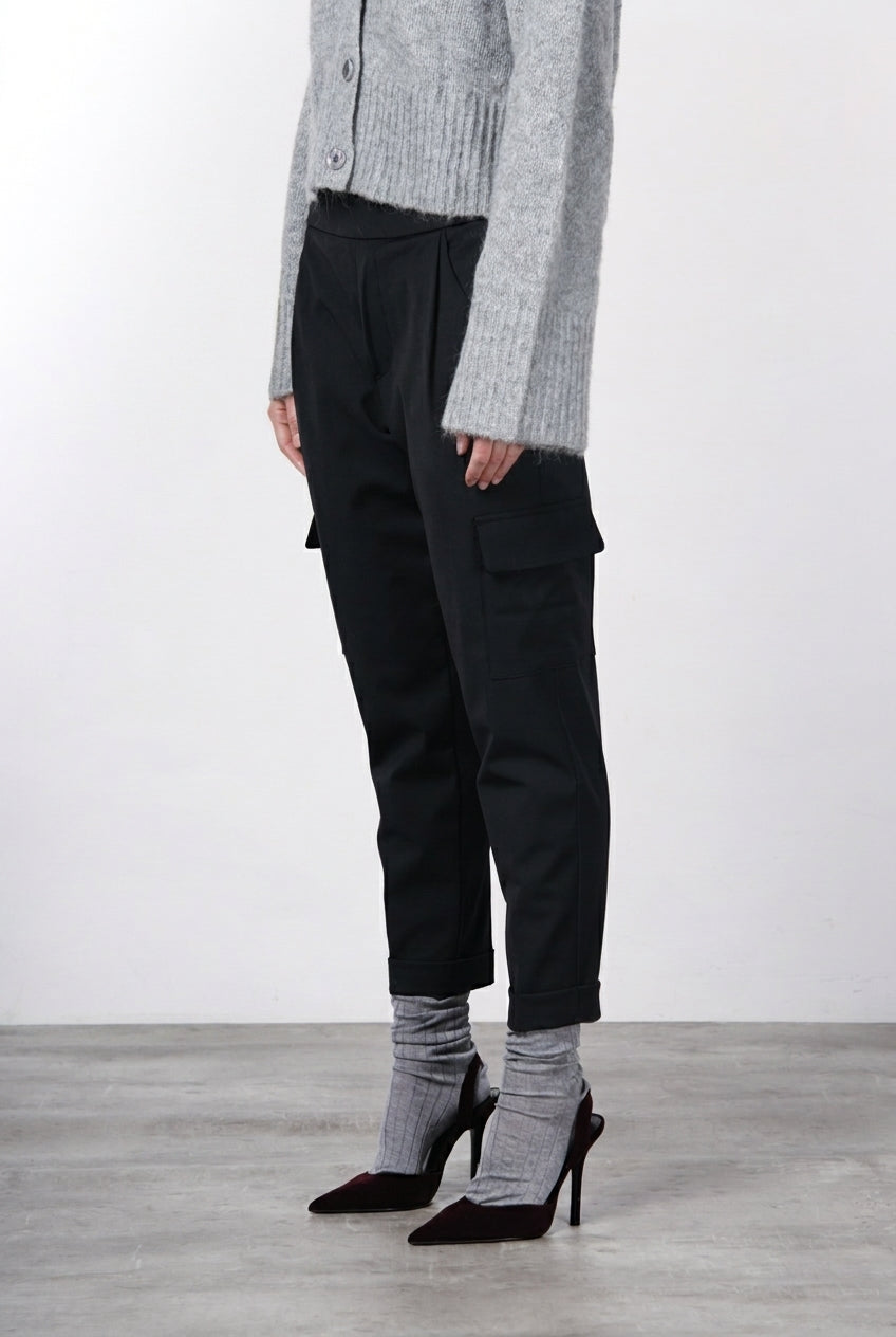 Chile Jogger Damen-Cargohose aus Wolle mit relaxed fit