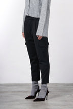 Chile Jogger Damen-Cargohose aus Wolle mit relaxed fit