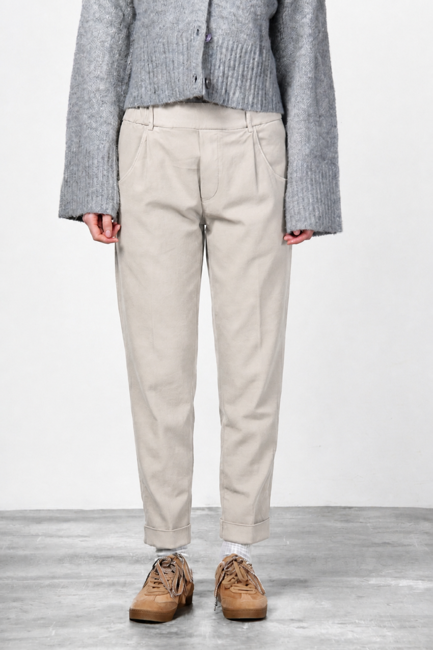 New York Jogger Chinohose für Damen aus Stretch-Twill mit relaxed fit