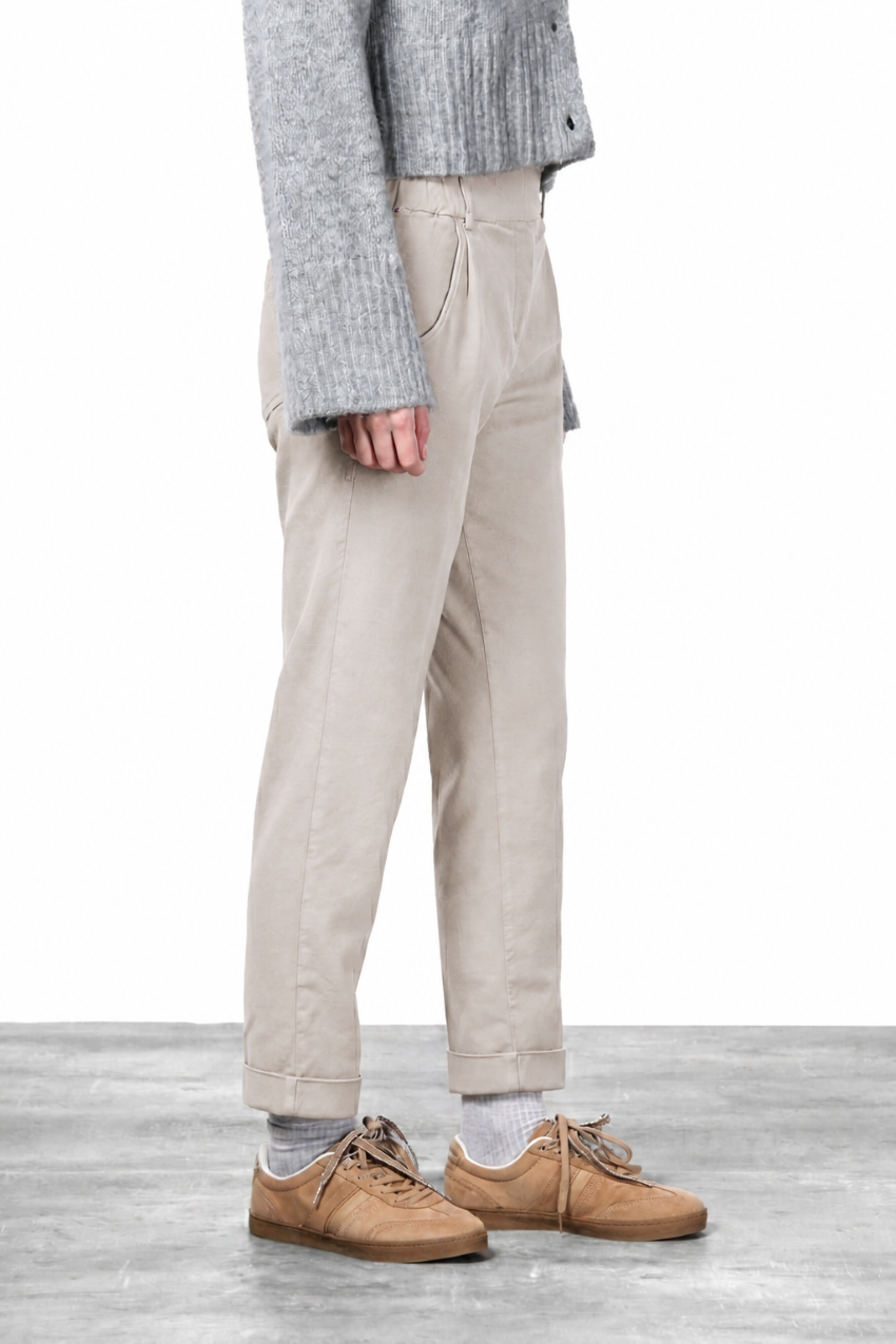 New York Jogger Chinohose für Damen aus Stretch-Twill mit relaxed fit