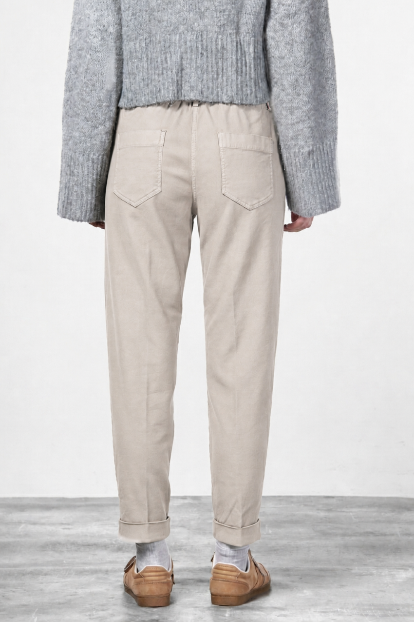 New York Jogger Chinohose für Damen aus Stretch-Twill mit relaxed fit