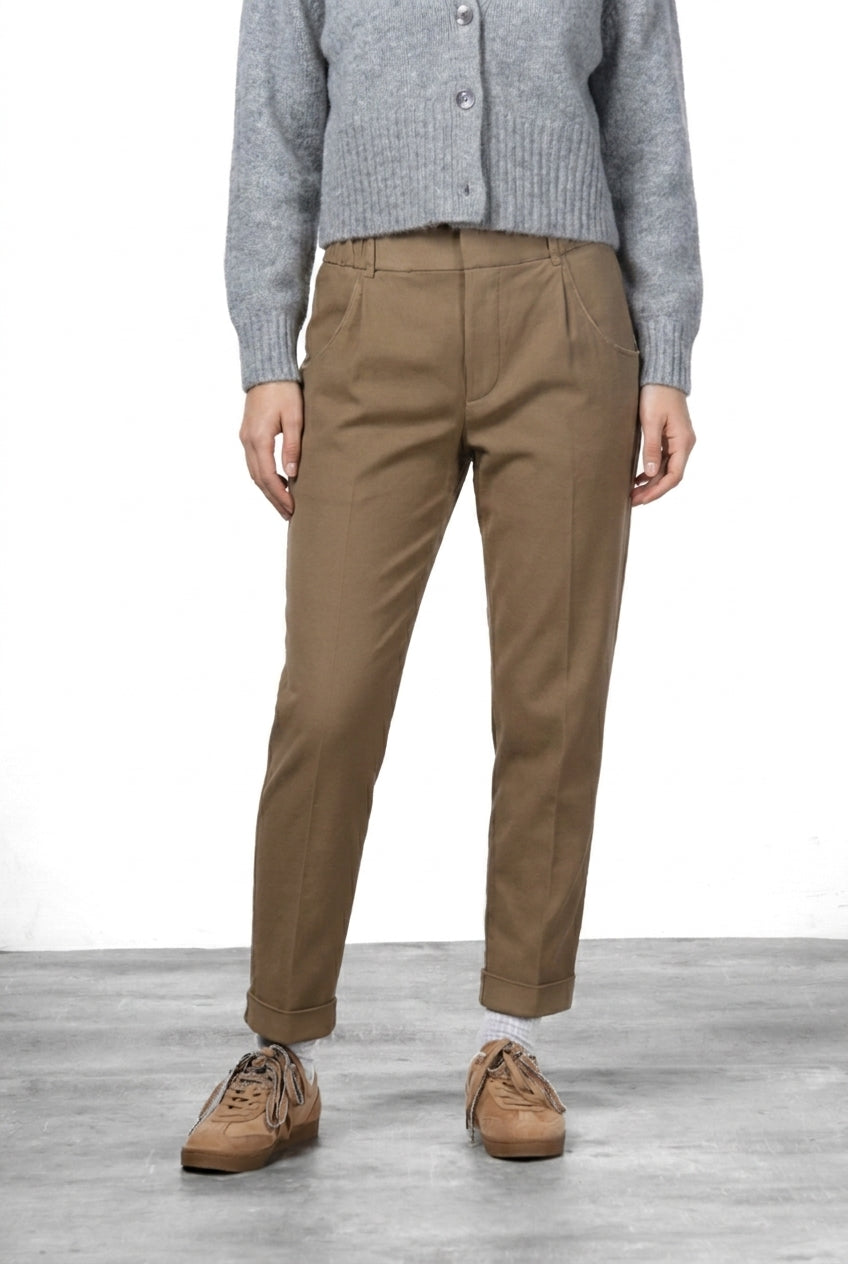 New York Jogger Chinohose für Damen aus Stretch-Twill mit relaxed fit