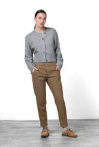 New York Jogger Chinohose für Damen aus Stretch-Twill mit relaxed fit