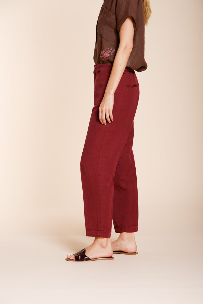 Linda Summer Hose Chino Damen aus Canvas relaxed fit