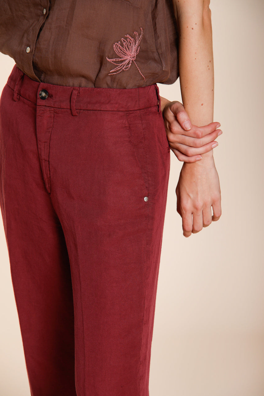 Linda Summer Hose Chino Damen aus Canvas relaxed fit