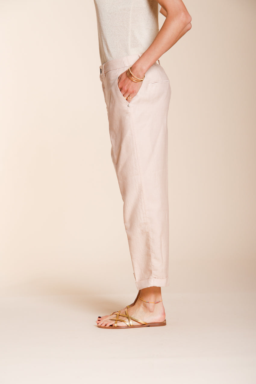 Linda Summer Hose Chino Damen aus Canvas relaxed fit