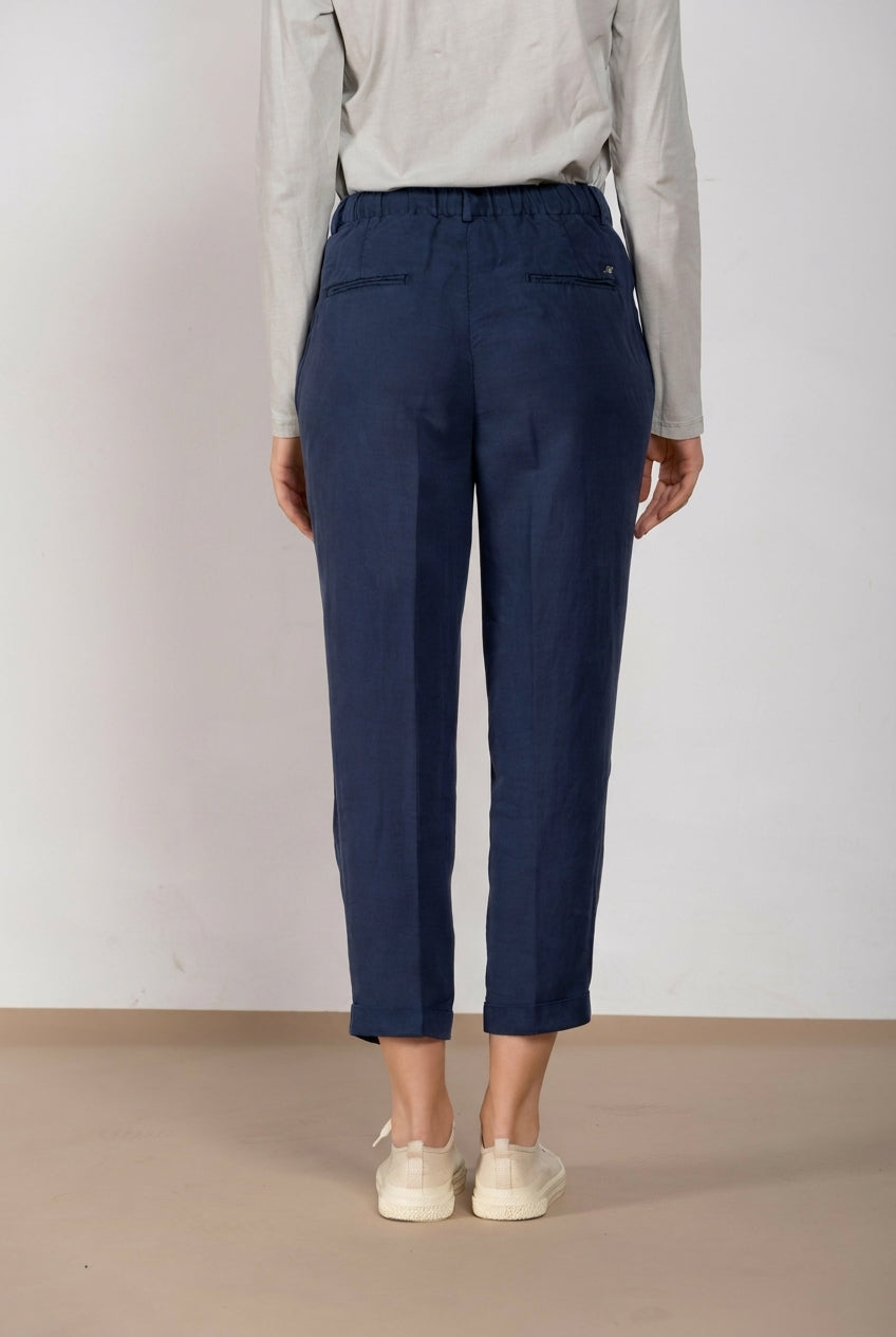 Linda Summer Hose Chino Damen aus Canvas relaxed fit