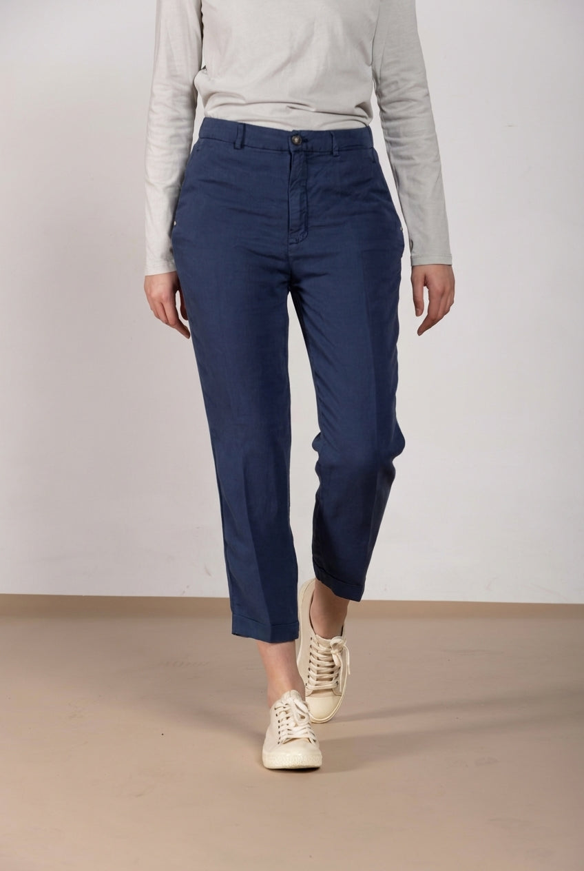 Linda Summer Hose Chino Damen aus Canvas relaxed fit