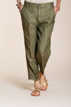 Linda Summer pantalone chino donna in canvas relaxed fit