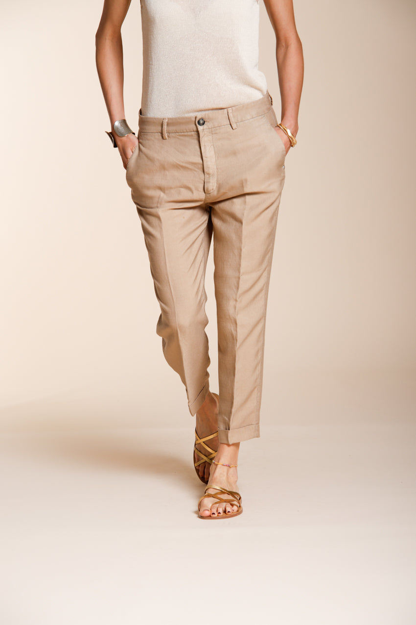 Linda Summer Hose Chino Damen aus Canvas relaxed fit