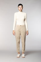 New York Cozy Damen-Chinohose aus Gabardine carrot fit