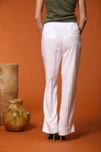 New York Cozy Straight pantalone chino jogger donna in modal straight fit