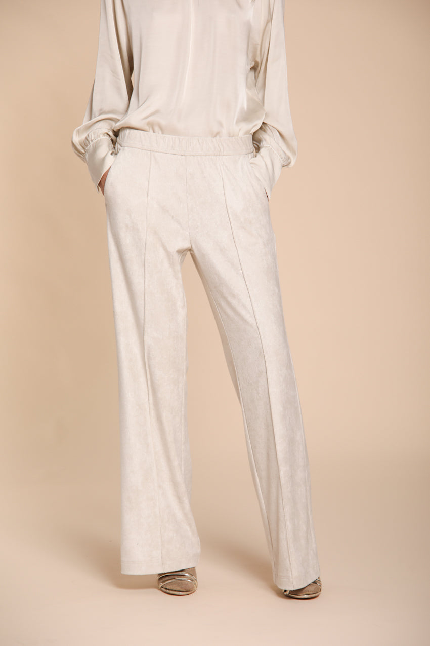 Foto 1 Easy Straight pantalone chino donna in jersey straight fit