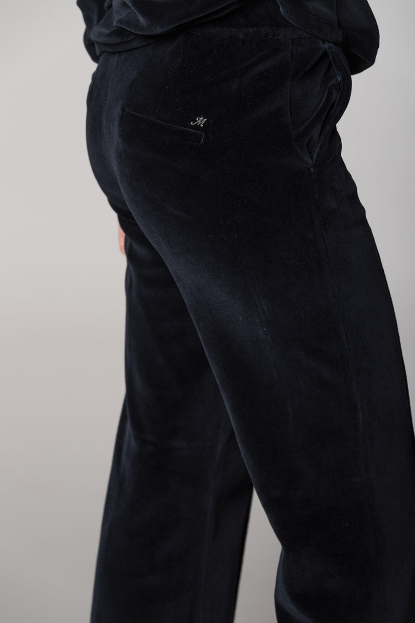 Easy Straight chinohose damen aus Jersey Chenille straight fit