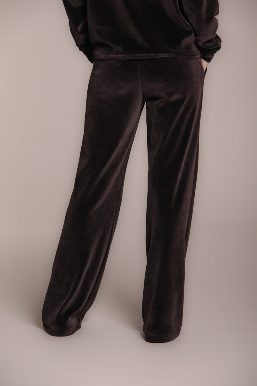Foto 5 Easy Straight pantalone chino donna in jersey ciniglia straight fit