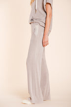 Easy Straight pantalone chino jogger donna in jersey spugna straight fit