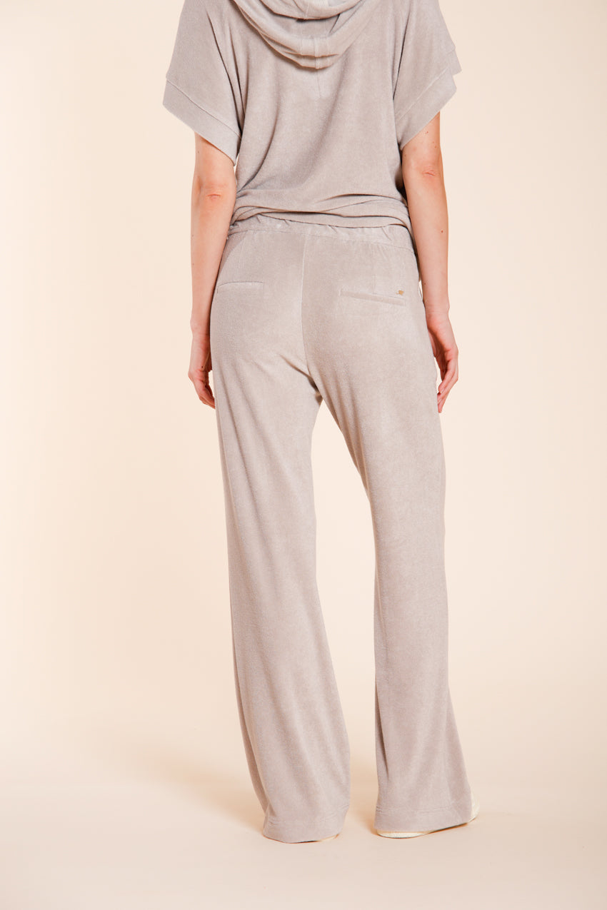 Easy Straight Hose Chino Jogger Damen aus Frottee-Jersey straight fit