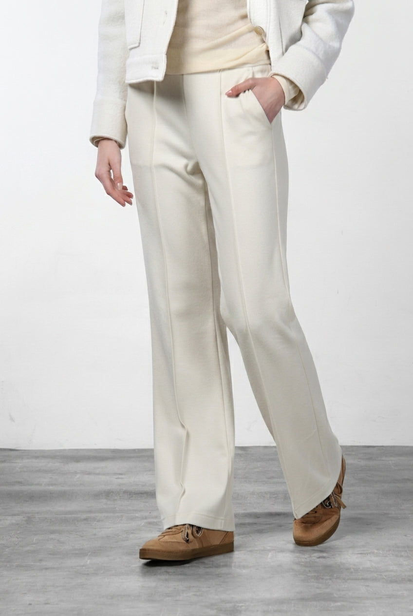 Easy Straight pantalone chino donna in jersey straight fit