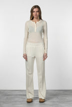 Easy Straight pantalone chino donna in jersey straight fit
