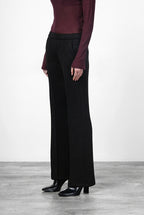 Easy Straight Chinohose für Damen aus Jersey mit Lurex in Strickoptik mit straight fit