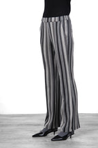Easy Straight Chinohose für Damen aus Jacquard mit straight fit