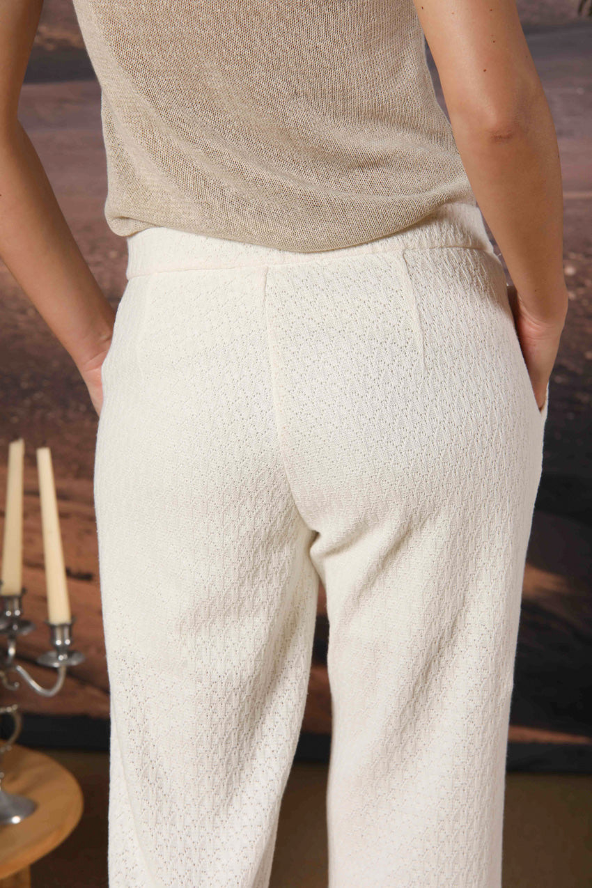 Easy Straight Chino-Hose für Damen aus Jersey-Strick Straight Fit