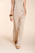 Easy Straight pantalone chino jogger donna in maglina straight fit