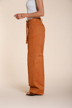 New York Straight pantalone chino donna in twill di cotone e lino straight fit