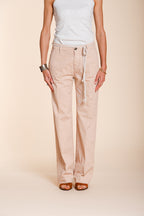 New York Straight Hose Chino Damen aus Twill aus Baumwolle und Leinen straight fit