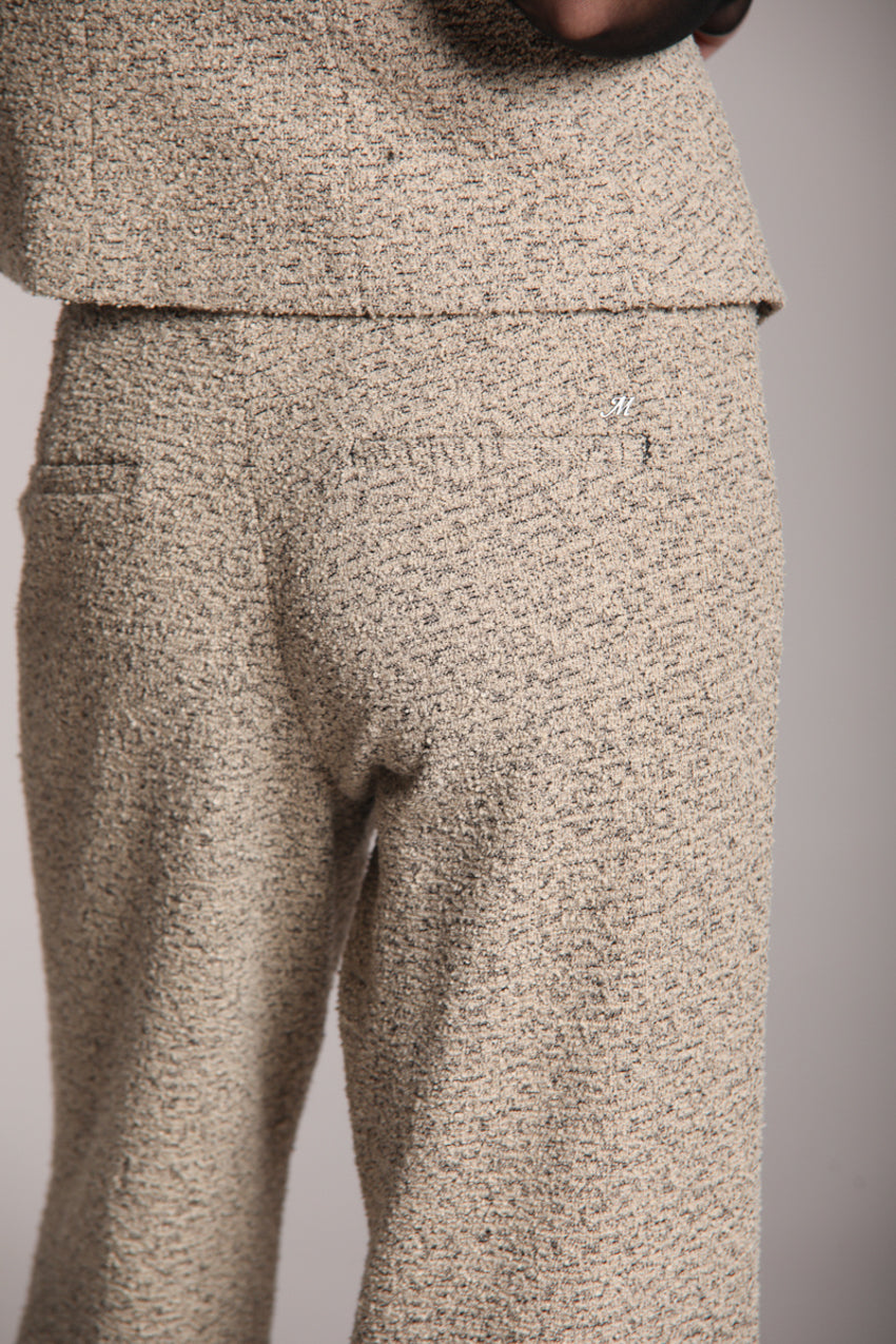 Easy Straight Damen-Chinohose aus Bouclé-Jersey straight fit