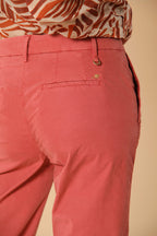 New York Cropped pantalone chino donna in gabardina straight fit