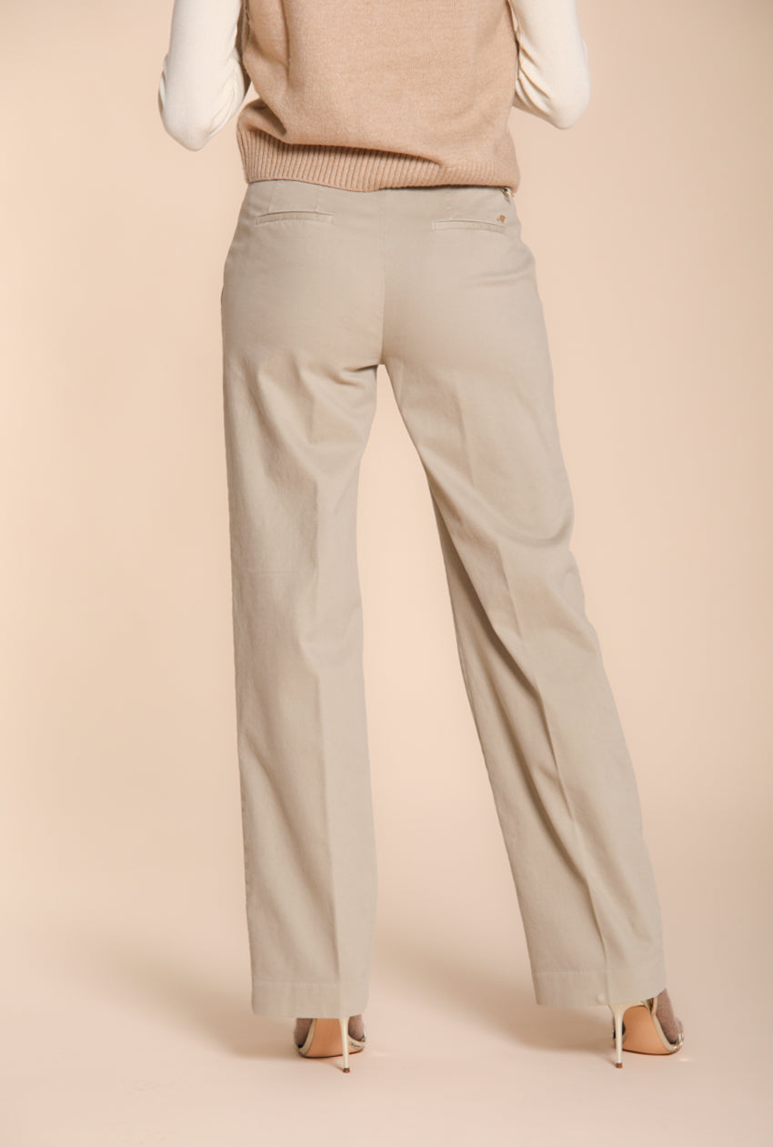 Foto 4 New York Straight pantalone chino donna in gabardina straight fit