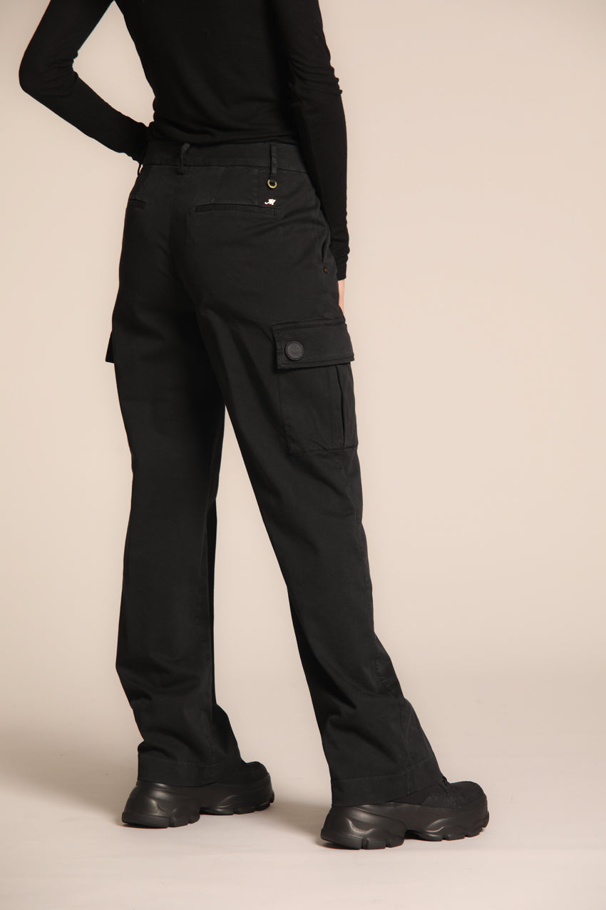 Victoria Damen Cargohose aus Gabardine straight Fit ①