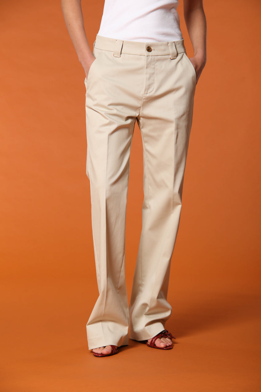 New York Straight pantalone chino donna in twill straight fit