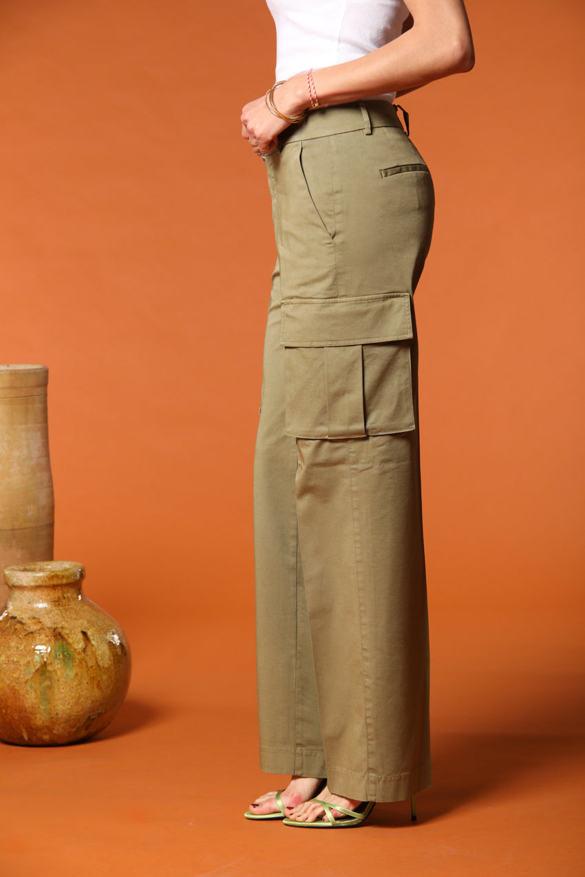 Victoria Damen Cargo-Hose in Modal Straight Fit