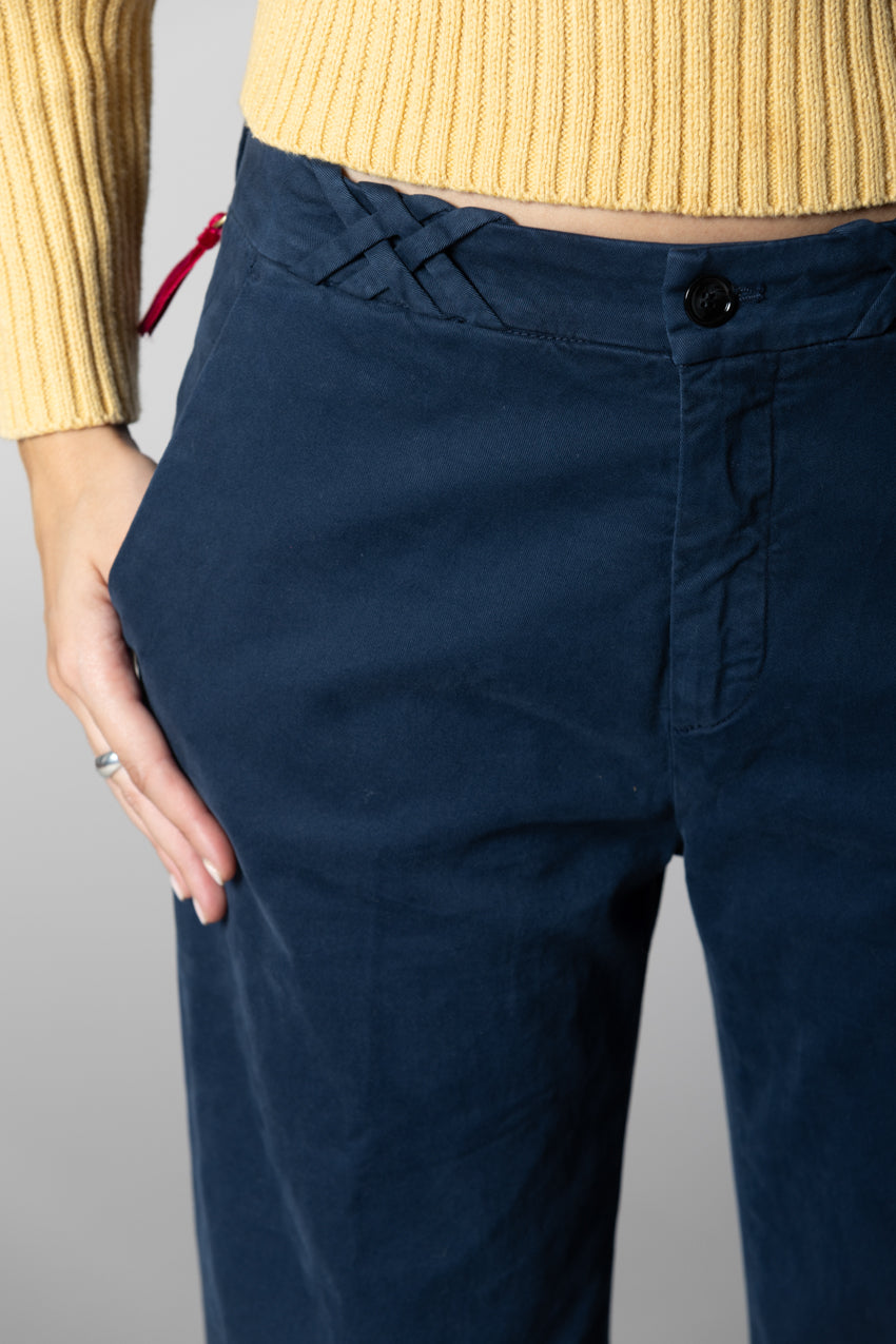 New York Straight Damen-Chinohose aus Gabardine straight fit