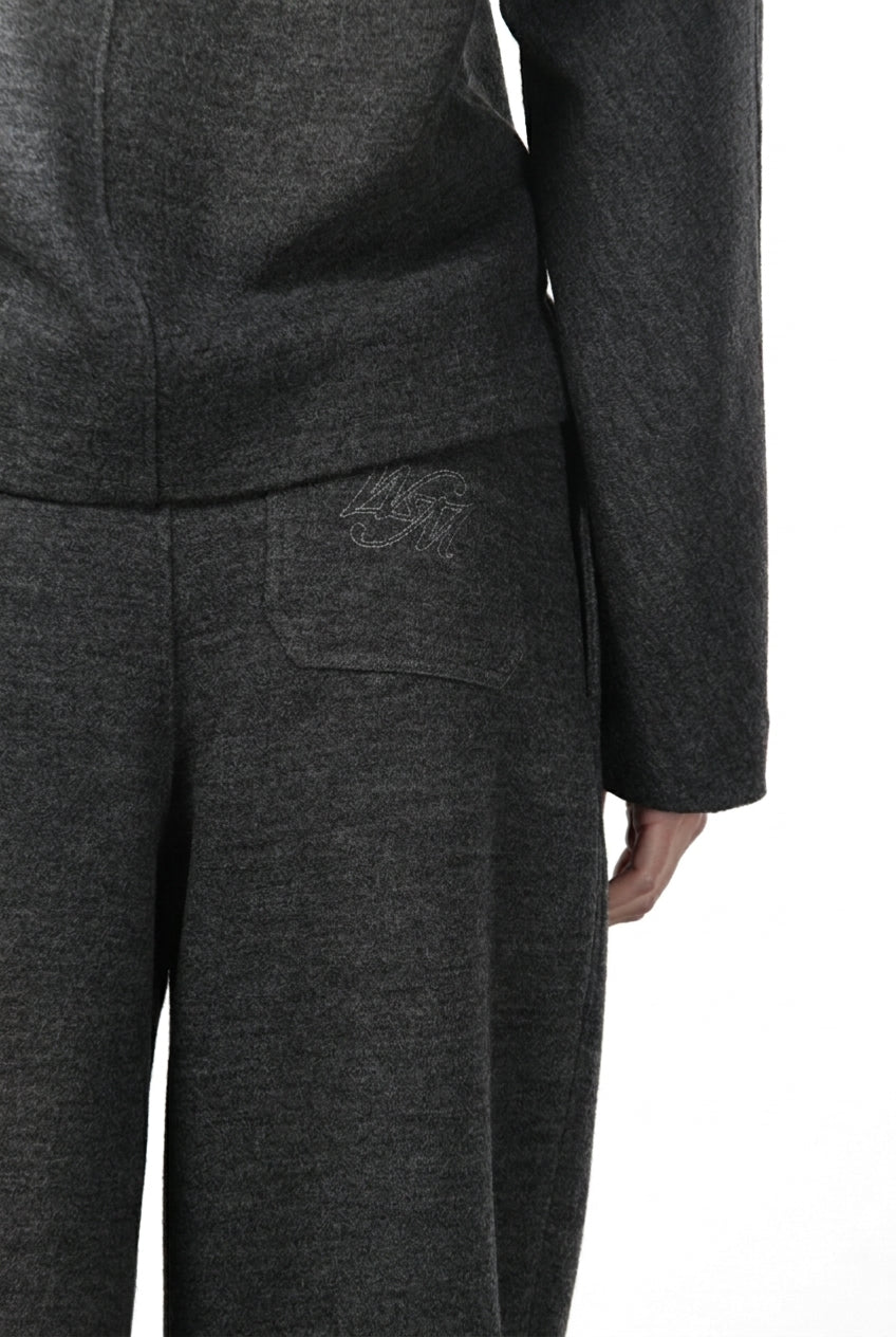 Baloon pantalone chino donna in panno jersey balloon fit
