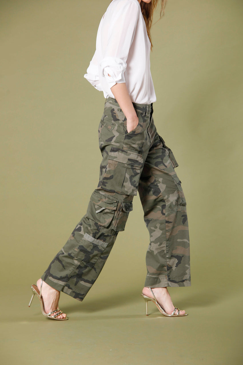 Pantaloni Donna LIFETECH Cargo Verde Militare - Foto 5