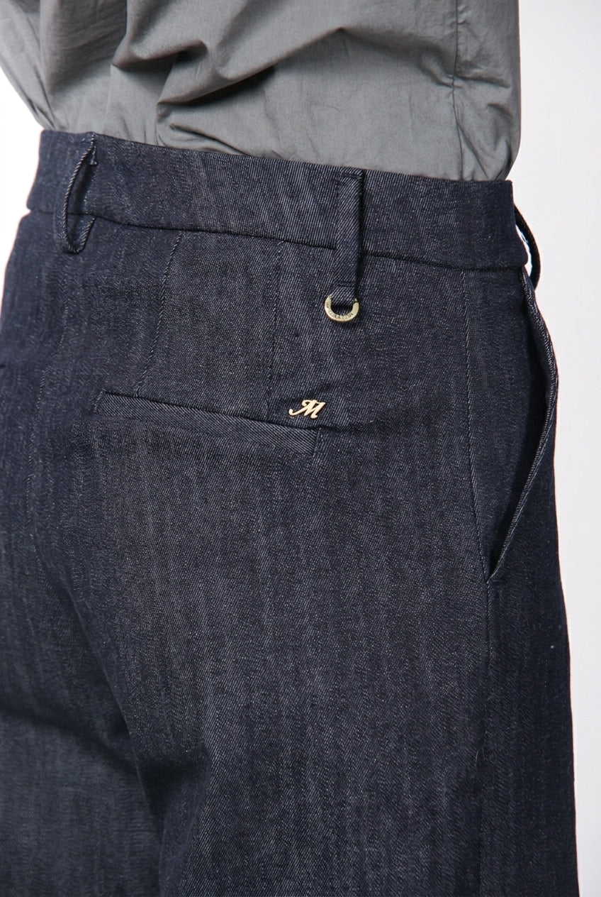 New York Studio Damen-Chinohose aus Stretch-Denim, Straight Fit