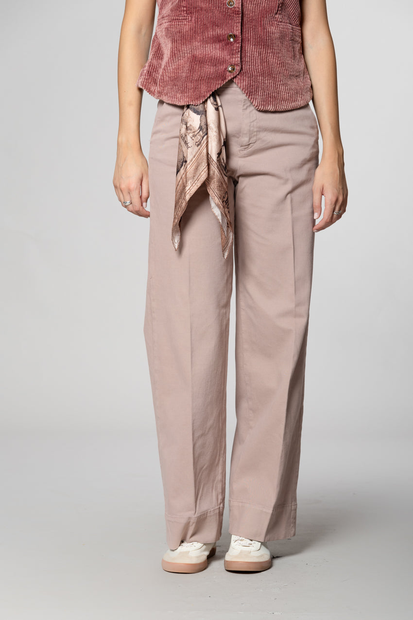 New York Studio Damen-Chinohose aus Baumwoll-Woll-Mix wide leg