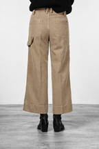 Dallas Wide Chinohose für Damen aus Canvas mit straight fit
