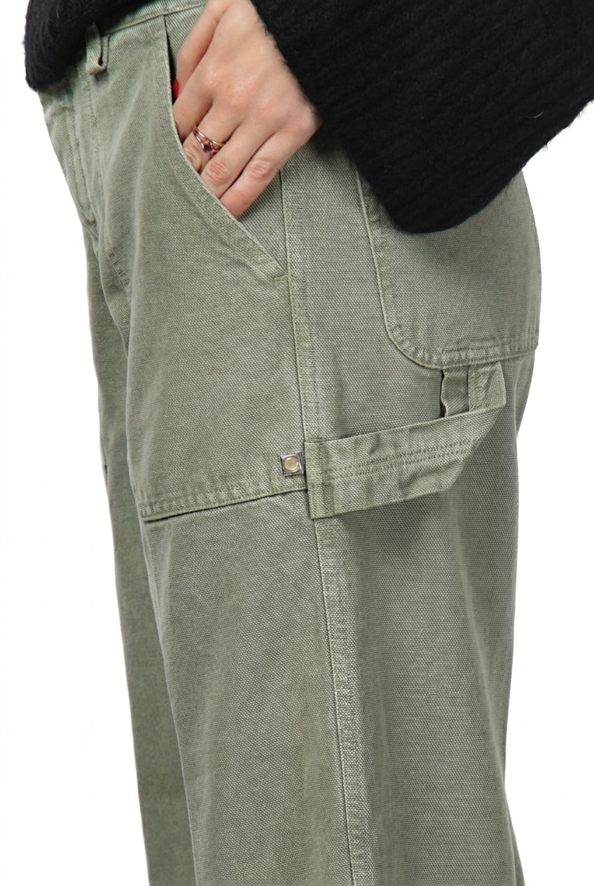 Dallas Wide Damen-Chinohose aus Canvas im Straight Fit
