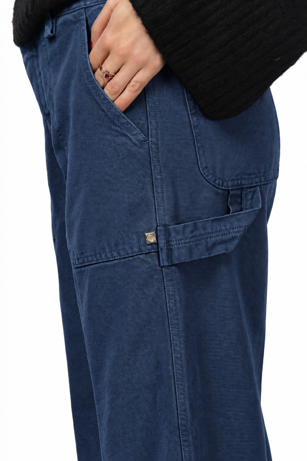 Dallas Wide Chinohose für Damen aus Canvas mit straight fit