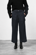 Dallas Wide Chinohose für Damen aus Canvas mit straight fit