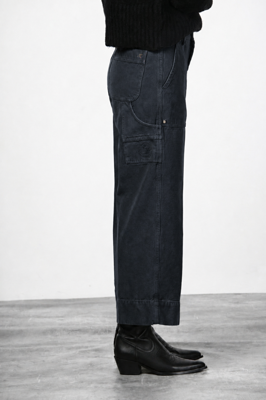 Dallas Wide Chinohose für Damen aus Canvas mit straight fit