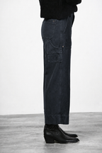 Dallas Wide Chinohose für Damen aus Canvas mit straight fit