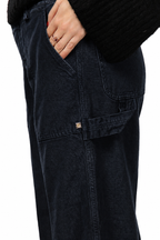 Dallas Wide Chinohose für Damen aus Canvas mit straight fit