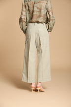 Dallas Wide pantaloni cargo donna in saten wide leg