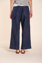 Dallas Wide Damen Cargo Hose aus Flammgarn-Baumwolle straight fit