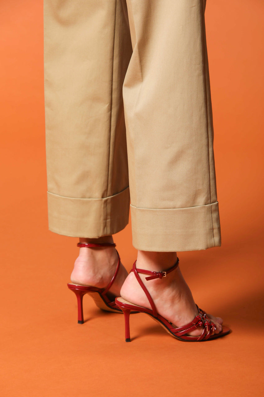 New York Studio Cropped pantalone chino donna in twill di cotone relaxed fit